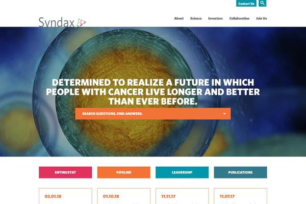 syndax.com site used Syndax