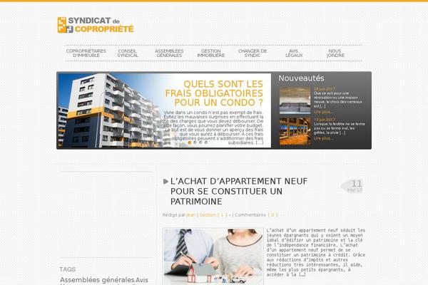 syndicat theme websites examples
