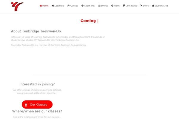 Site using Widget Pack plugin