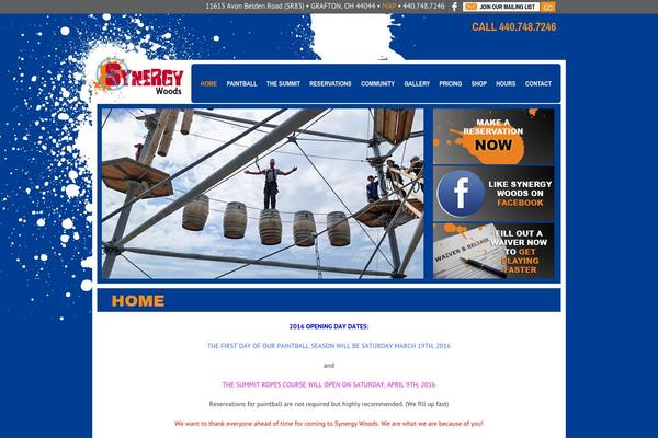 Adrena theme site design template sample