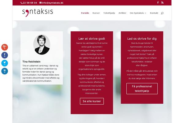 Divi child theme site design template sample