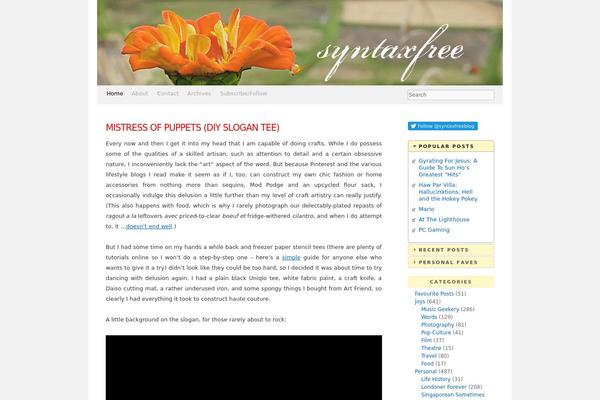 Site using Twentig plugin