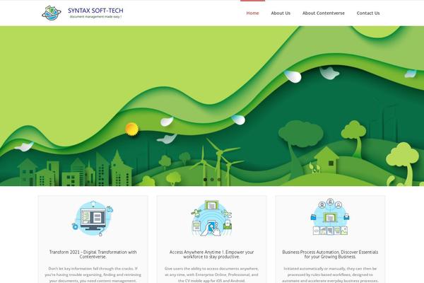 Alante theme site design template sample