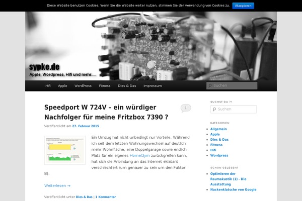 Site using Oxygen plugin