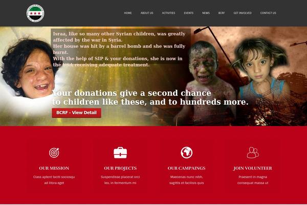 Politics theme site design template sample