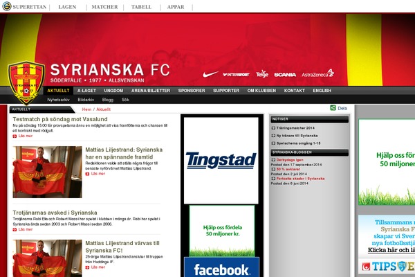 Site using Wp-social-feed plugin