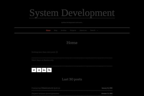 sysdev.me site used Read