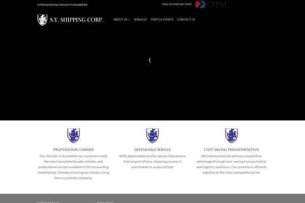syshipping.com site used Flatsome Child Theme