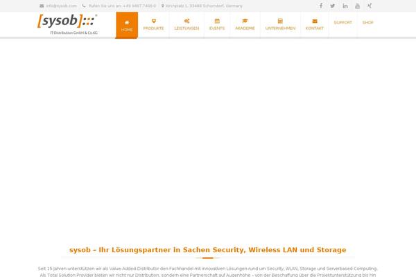 Exception theme site design template sample