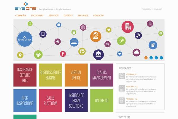 Synergia theme site design template sample