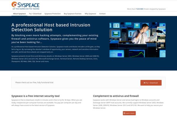Site using Slide-anything plugin