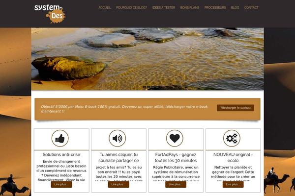 Mesmerize theme site design template sample