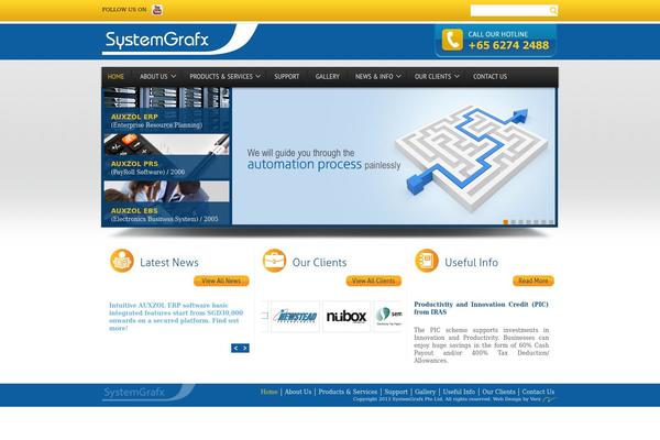 systemgrafx.com site used Grafx