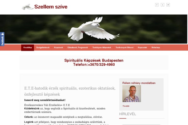 szellemszive.hu site used Elegantwp-pro