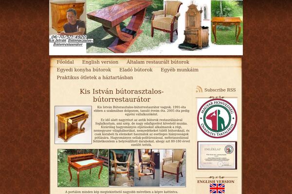 szentkut-antik.com site used Aesthete