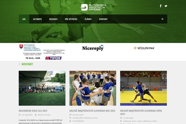 Site using Goodlayers-soccer plugin