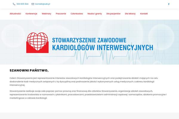 Mediz-child theme site design template sample