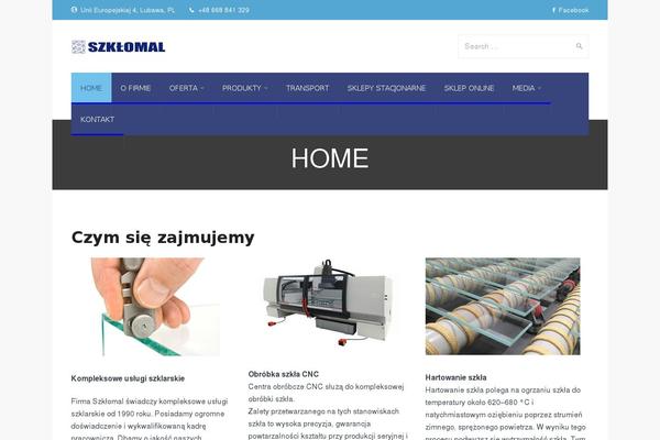 szklomal.eu site used Factorys