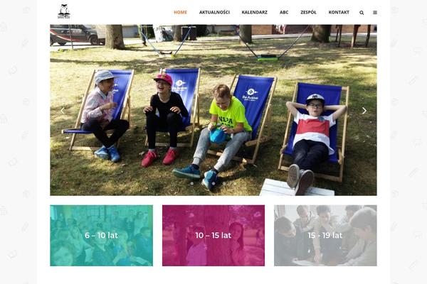 Educator theme site design template sample