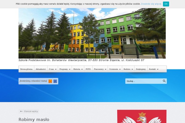 szkola-stronie.pl site used Darknews-pro
