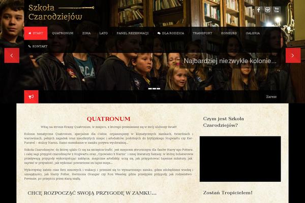 Adamas theme site design template sample