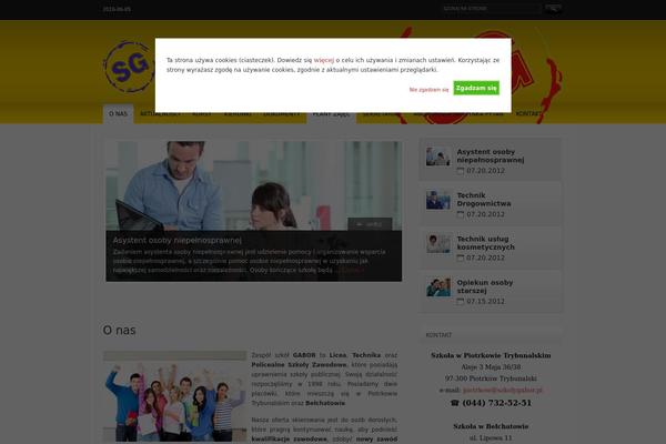 Site using Cookie-warning plugin
