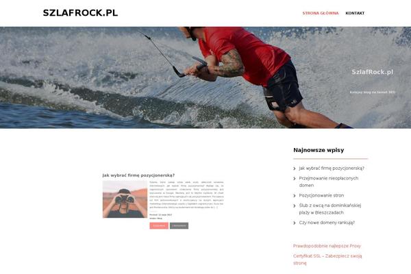 Vega theme site design template sample