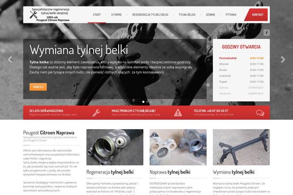 CarPress theme site design template sample