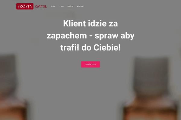 Hestia theme site design template sample
