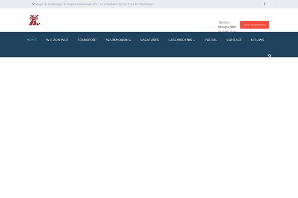 Transport-child theme site design template sample