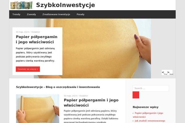 Wellington theme site design template sample