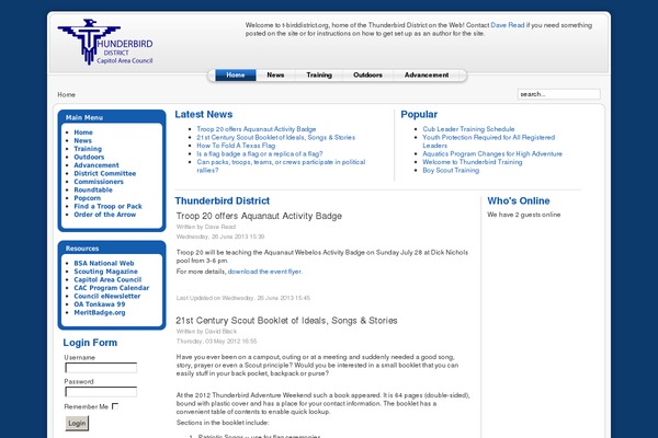 Site using Staff-list plugin