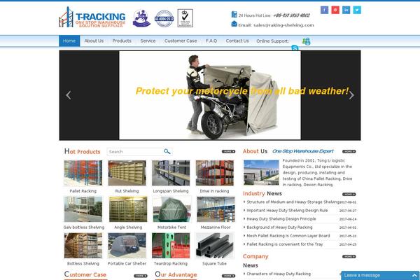 t-racking.com site used Eastern-studio-default