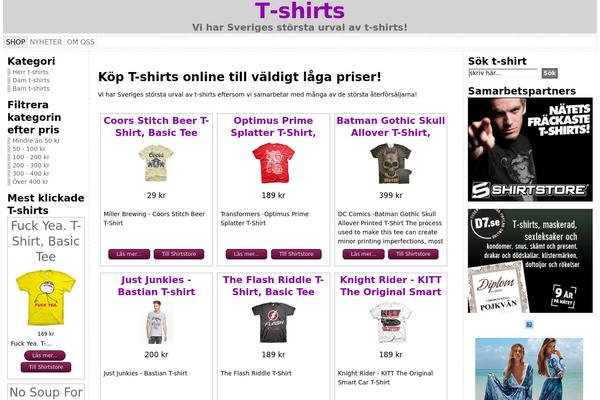 Storefront Child theme site design template sample
