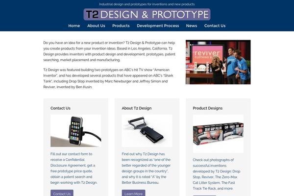 Total theme site design template sample