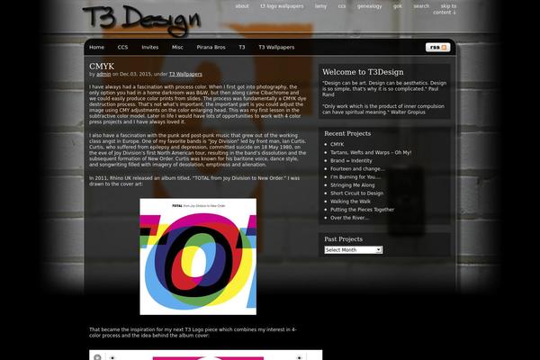 Portfolio + theme site design template sample