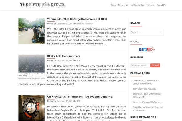 Moderne theme site design template sample