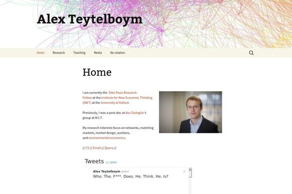 Twenty Seventeen theme site design template sample