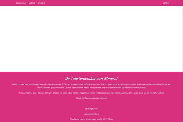 taartenvansuus.nl site used Chucks