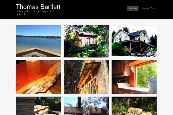 Portfolio Press theme site design template sample