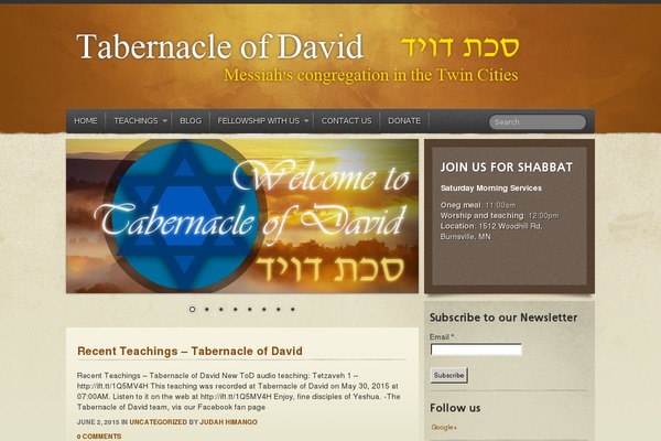 Light of Peace theme site design template sample
