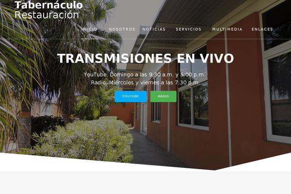 Site using Widget Post Slider plugin