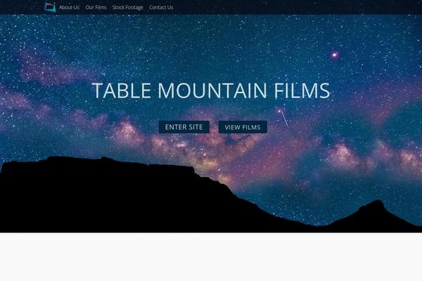 Tesseract theme site design template sample