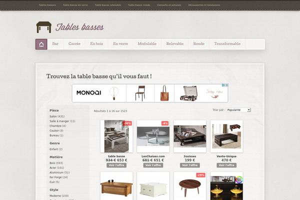 Artificer theme site design template sample