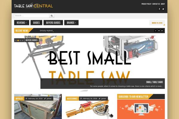 Powermag theme site design template sample