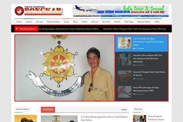 Newspaper-tf theme site design template sample