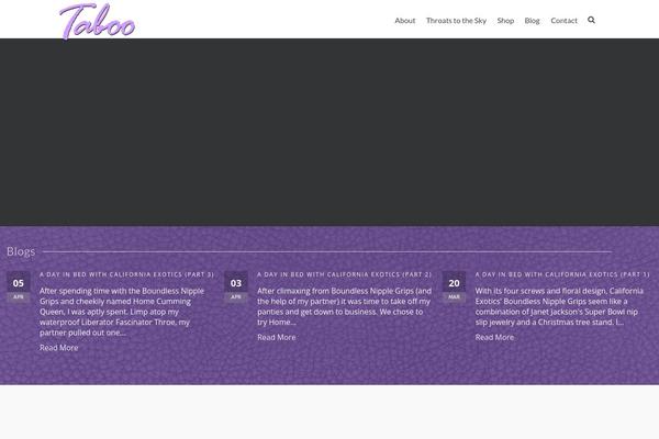 taboorva.com site used Taboo-highendwp-child