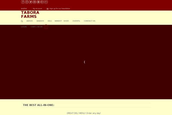 taborafarmandorchard.com site used Taborafarm-flatsome-childtheme