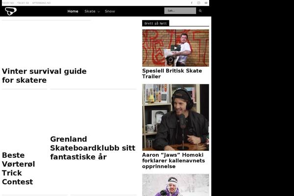 Newspaper Child theme site design template sample
