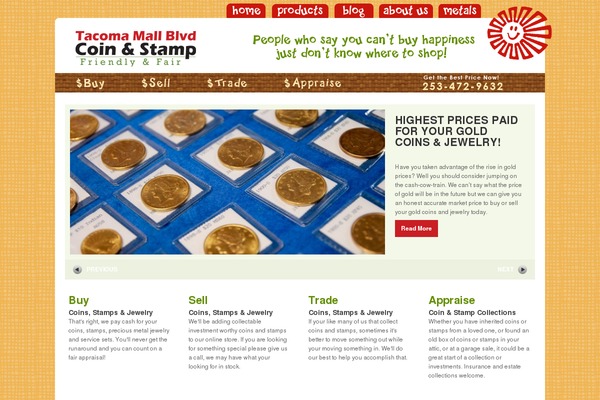 Primer theme site design template sample